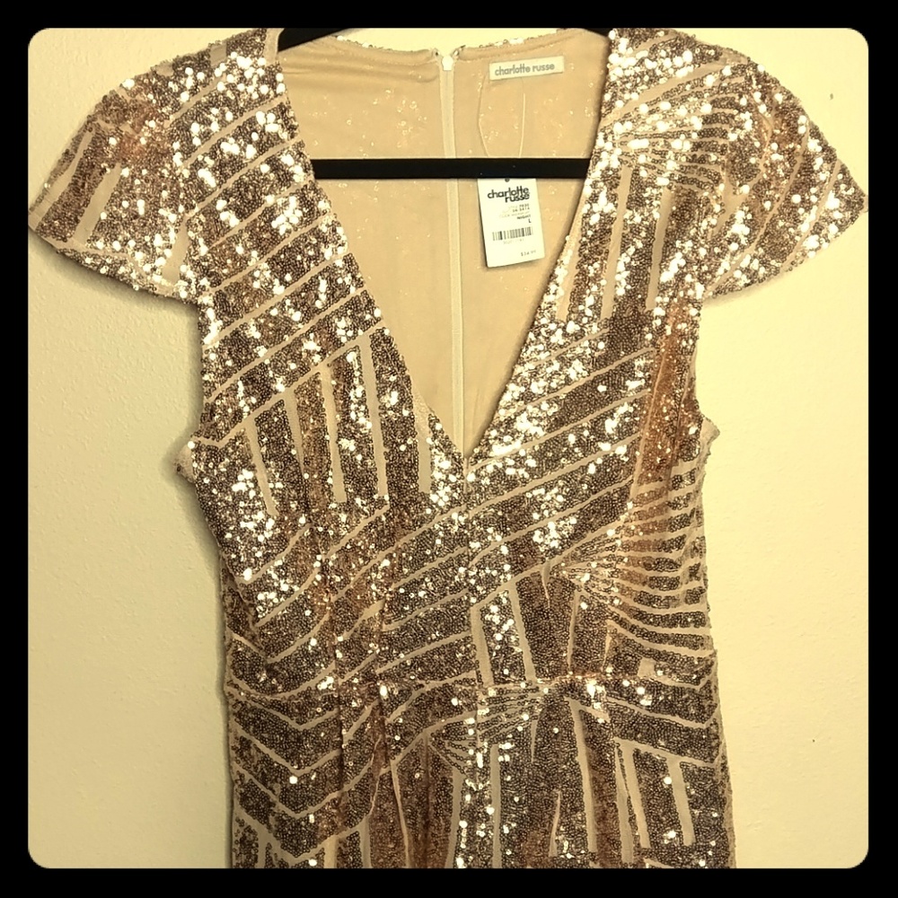Shimmery mini dress